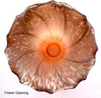 Bieye LS27 Lily Flower Blown Glass Lampshade - Image 3