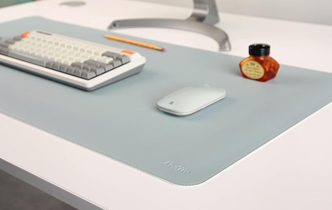 DeskPaw Dual-Sided Leather Desk Pad, Blotter - Image 6