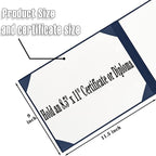 Happy Secret Diploma Cover 8.5"x 11" Diploma Holder Graduation Certificate - Image 2