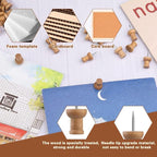 50 Pcs Wooden Push Pins, Decorative Thumb Tacks, Push Pins - Image 4