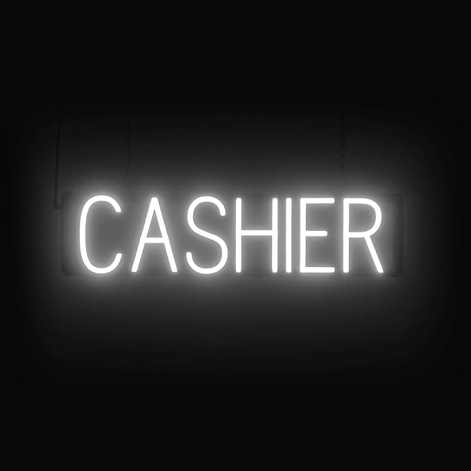 SpellBrite CASHIER Sign | Directional Sign by SpellBrite