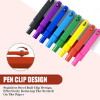 Piochoo Pens, 0.5mm Black Ink Gel Pens, Quick Dry No Smudge, Smooth Writing - Image 3