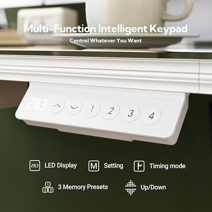 INNOVAR Glass Standing Desk - Image 8