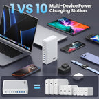 USB C Charger 700W USB C Charger Block, Upgraded GaN V 10-Port Fast Charging - Image 3