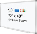 H-Qprobd Dry Erase Board for Wall 72"x40" Aluminum Presentation Magnetic by H-Qprobd