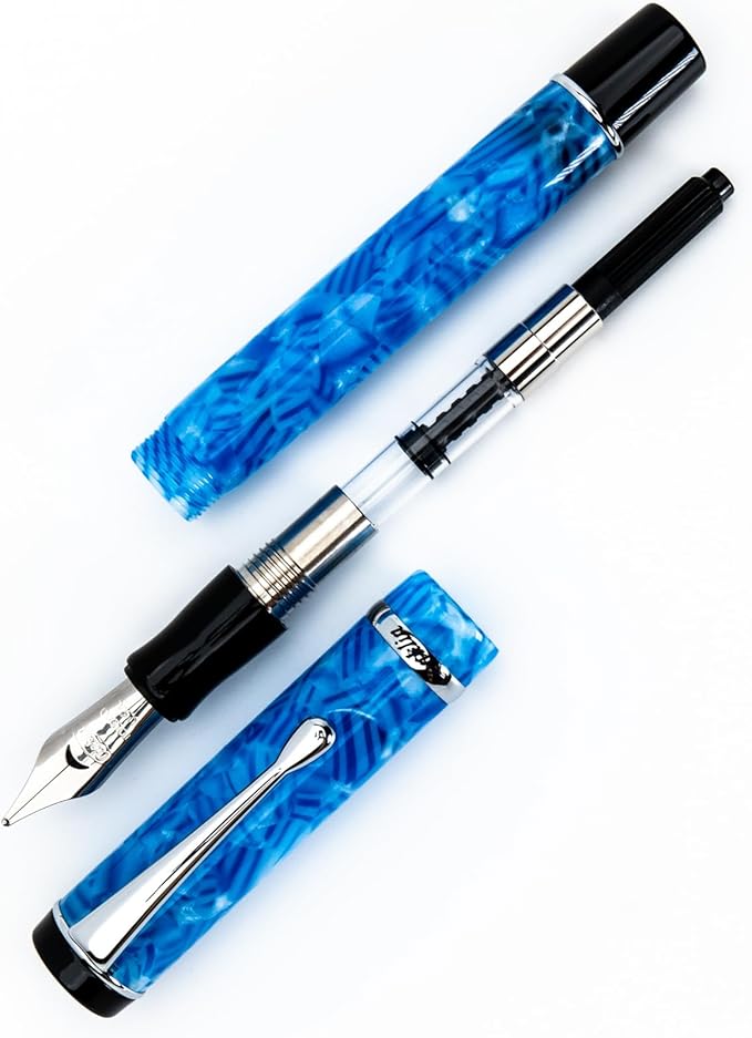Conklin Duragraph Fountain Pen Ice Blue - Image 10