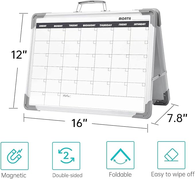 Magnetic Dry Erase Board with Calendar - Image 6