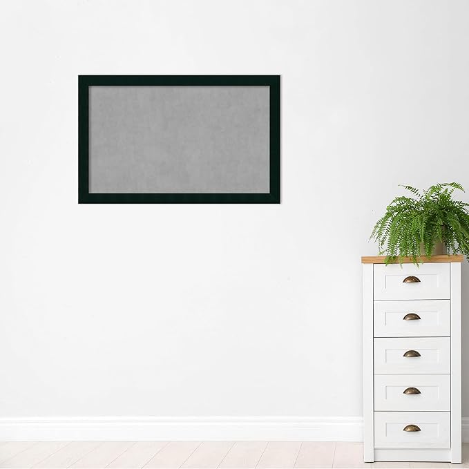 Amanti Art Black Framed Magnetic Board 28x44 Large Vision Board - Image 5