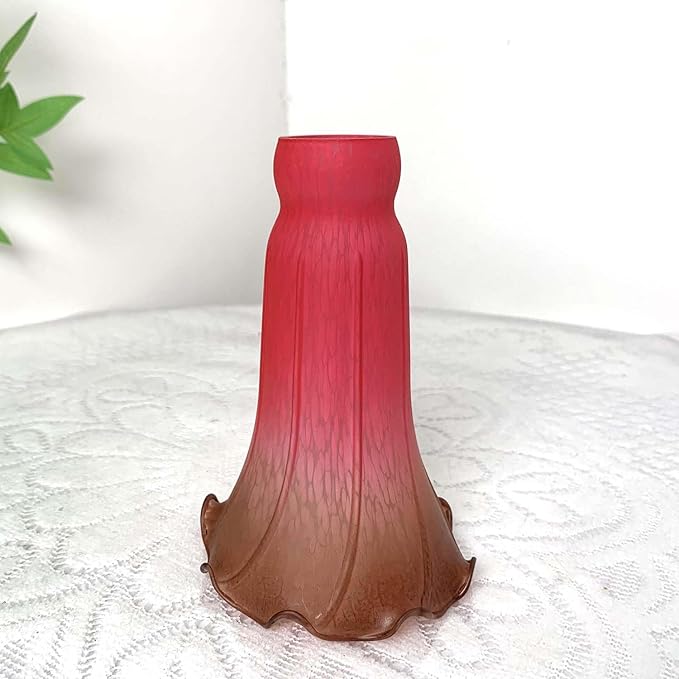 Bieye LS71 Lily Flower Blown Glass Lampshade - Image 5