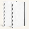 BESARME 80 Sheets A4 Dot Grid Spiral Notebook by BESARME