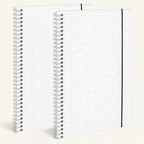 BESARME 80 Sheets A4 Dot Grid Spiral Notebook by BESARME