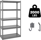 Shuntong 30" W Laminated Heavy Duty Metal Shelving Unit 2000 Lbs Boltless by Shuntong