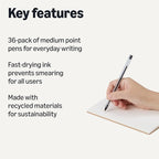 Amazon Basics Ballpoint Pens, 36 Pack - Image 2