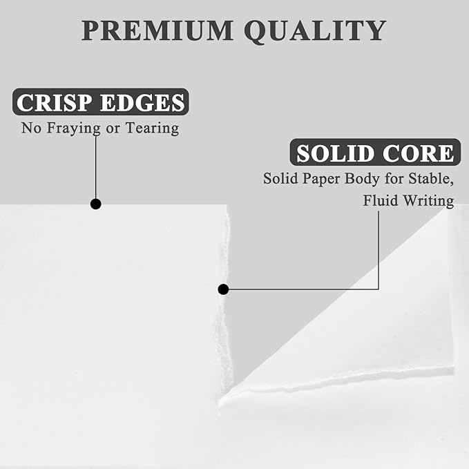 White Cardstock 8.5 x 11"Inch, 80lb Cardstock Paper, 30 Sheets Card Stock Paper - Image 4