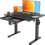 Claiks Standing Desk with Drawers, Electric Standing Desk Adjustable Height