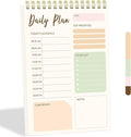 Tlenpo To Do List Notepad, 60 Sheets Daily Planner Notebook Organizer, Portable by Tlenpo