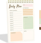 Tlenpo To Do List Notepad, 60 Sheets Daily Planner Notebook Organizer, Portable by Tlenpo