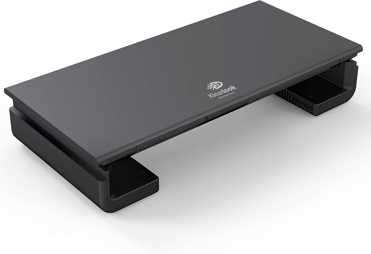 Klearlook Computer Monitor Stand for Desk, Adjustable Foldable Monitor Riser ...