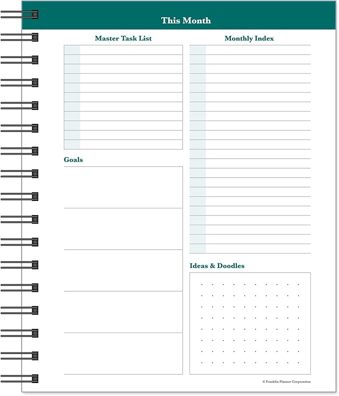 FranklinCovey - Undated Planner | Weekly - Wire-Bound Planner - Image 5