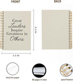 OXW Beige Notebooks for Work, Employee Appreciation Gifts, Leadership Gifts - Image 5