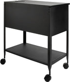 Lorell Standard Lock Mobile File Black 28.35" x 16.54" x 6.50" - Image 5
