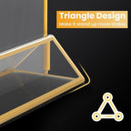 4x6 Gold Acrylic Sign Holder, 12 Pack Wedding Table Number Holder Stands - Image 9