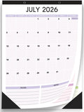 Fridge Calendar 2026-2027 for Refrigerator by StriveZen, 12x16 Inches, Large, Monthly, Magnetic, Vertical, July 26 - December 27, Academic, Space for Notes, To Do