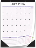 Fridge Calendar 2026-2027 for Refrigerator by StriveZen, 12x16 Inches, Large, Monthly, Magnetic, Vertical, July 26 - December 27, Academic, Space for Notes, To Do