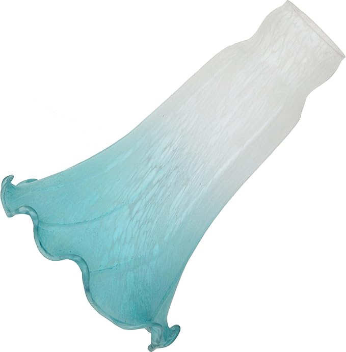 Bieye LS08 Lily Flower Blown Glass Lampshade by Bieye