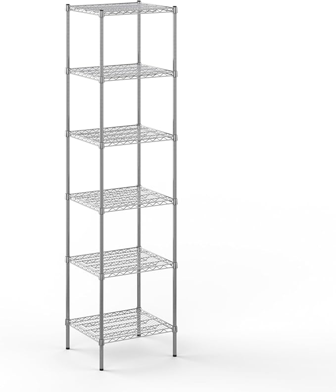 Regal Altair 21" Deep x 24" Wide x 96" Height Wire Shelving Kit | 6-Tier | NSF by Regal+Altair