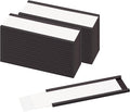 LLPT Magnetic Label Holder 3" x 1" 26 Packs C Channel 300g White Paper Cards by LLPT-AllAboutAdhesiveTapes
