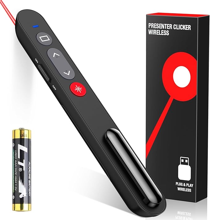 Presentation Clicker, Wireless Presenter Clicker by NinjajoyOXxboxbatterypack