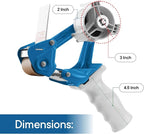 TAPEWELL Heavy Duty Metal Frame 2 Inch Wide Packing Tape Dispenser Gun - Image 2