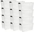 Sterilite 12-Pack Ultra Latching Box, Storage Bins