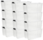 Sterilite 12-Pack Ultra Latching Box, Storage Bins