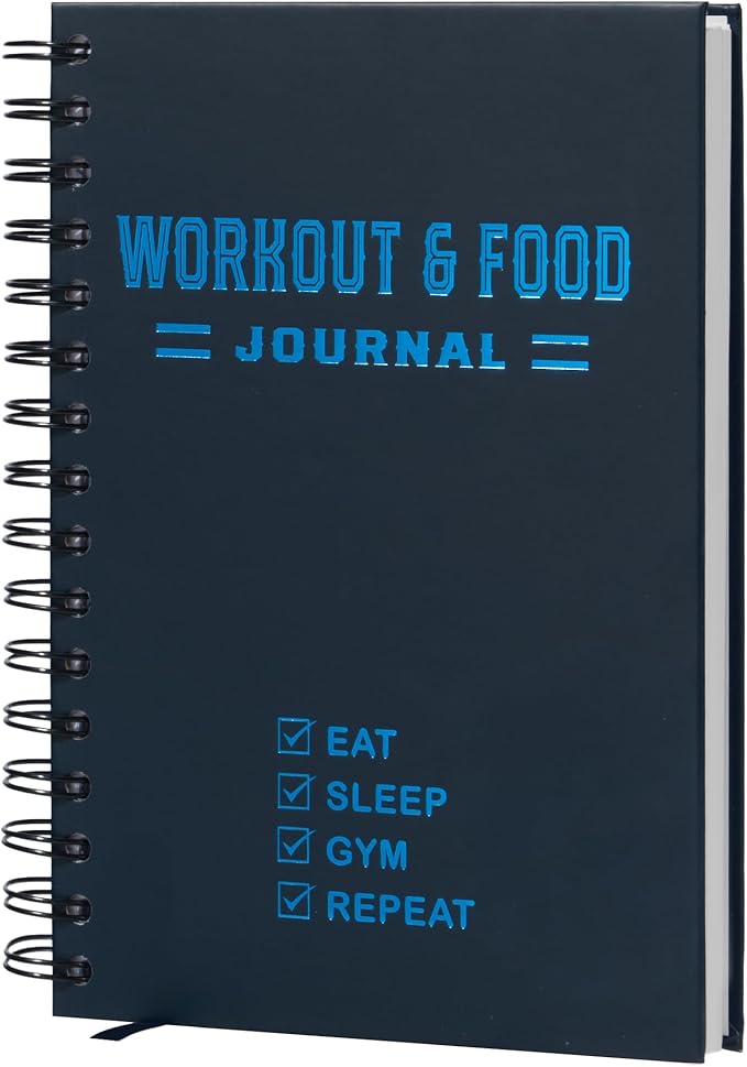 Nextnoid Hardcover Fitness & Food Journal by Nextnoid