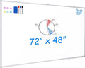 Maxtek White Board Dry Erase 72 x 48, Magnetic Dry Erase Whiteboard by Maxtek