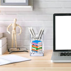 Vgrti It's Okay To Make Mistakes Acrylic Cosmetic Pencil Pen Holder Cup - Image 4