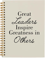 OXW Beige Notebooks for Work, Employee Appreciation Gifts, Leadership Gifts by Unknown