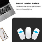 PU Leather Desk Pad Protector Gaming Mouse Pad Non Slip Desk Mat - Image 3