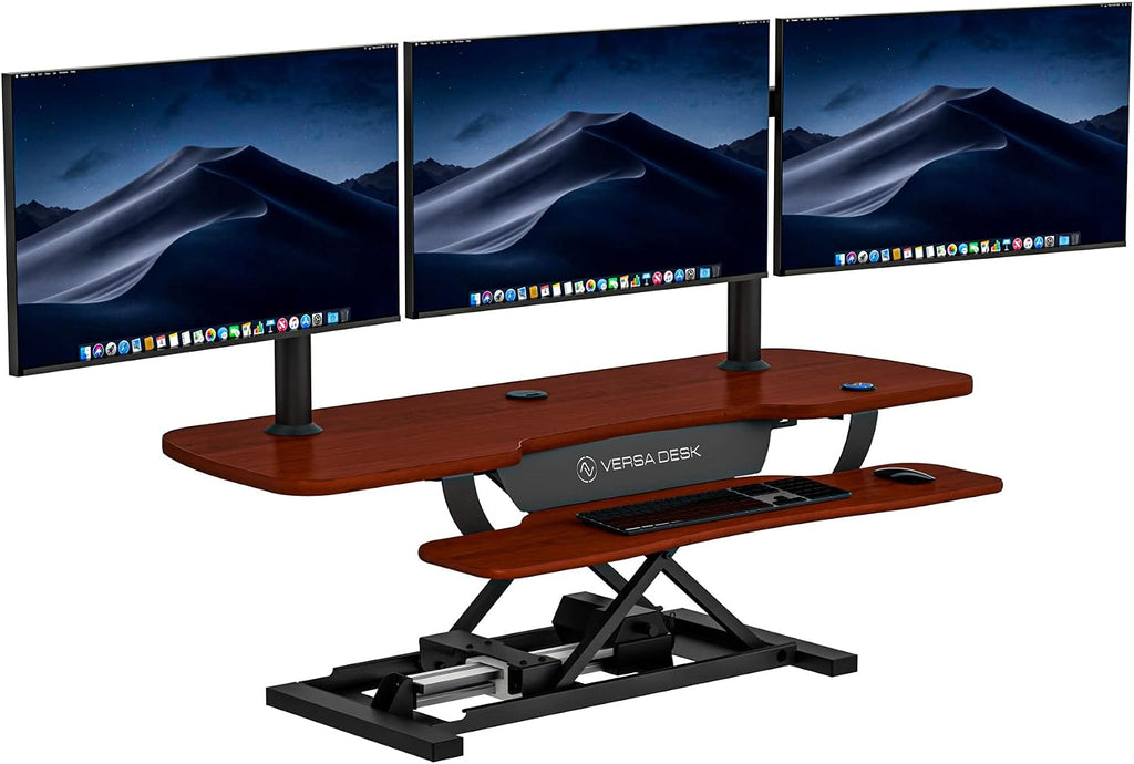 VERSADESK 48 Inch Electric Height Adjustable Ergonomic Desk Converter,