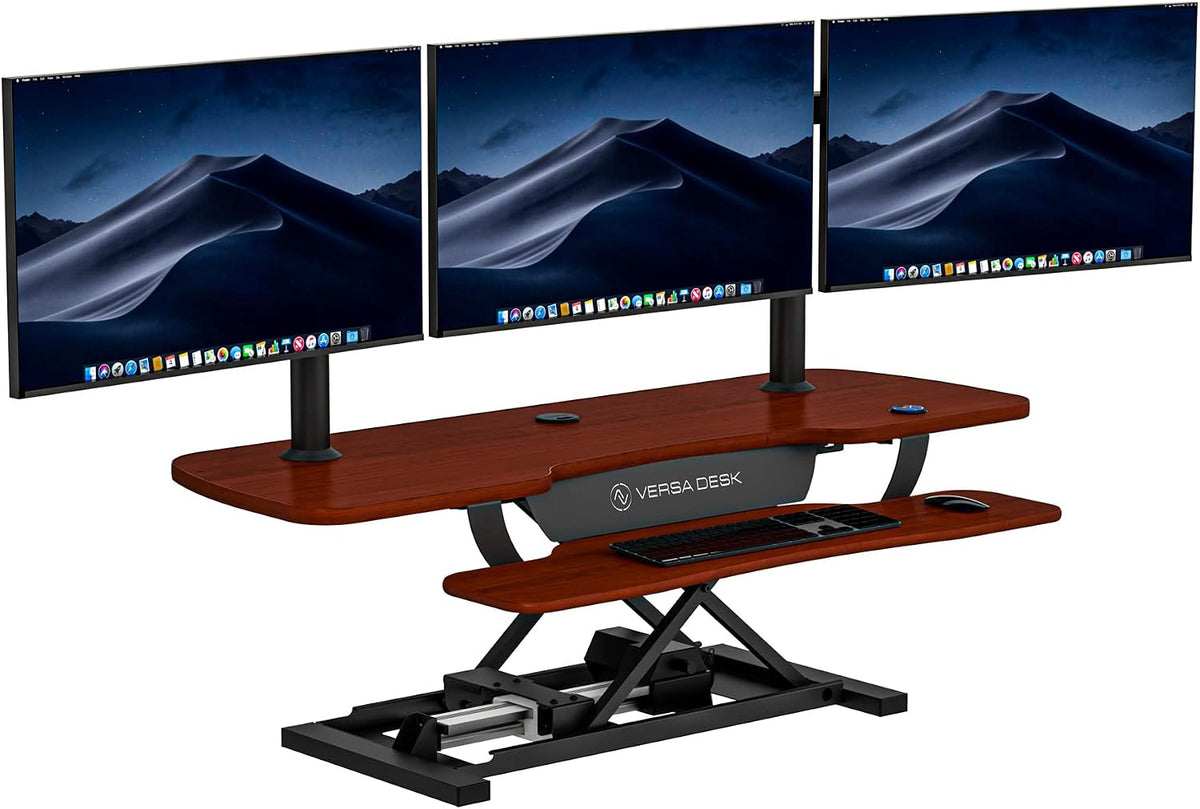 VERSADESK 48 Inch Electric Height Adjustable Ergonomic Desk Converter,