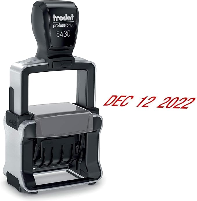 Trodat 5430 Professional Self-Inking Date Stamp by Maxmark