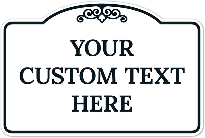 Custom Decorative Sign, Personalized Metal Sign by SigoSigns