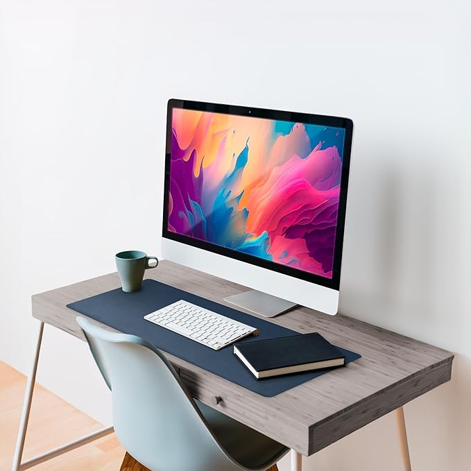Vine Creations Leather Desk Mat Large 36" x 20", Desk Protector Mat, PU Leather - Image 4
