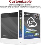 Comix Sturdy 1.5 Inch D-Ring Binders, 1.5'' 3 Ring Binder - Image 6