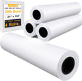 VOISEN Wide Format Paper,4 Rolls Plotter Paper 24 In x 150 Ft, CAD Bond Rolls,20lb,Bond Paper on 2" Core for CAD Printing on Wide Format Ink Jet Printers