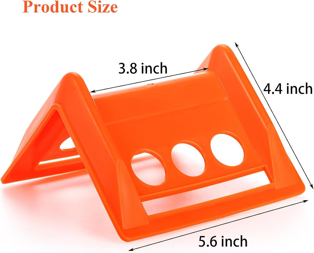 20 Packs Edge Protectors for Cargo Loads, Flatbed Corner Protectors, Tiedown Plastic Protector, Truck Shipping, Protects Cargo Edges, Orange