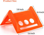 20 Packs Edge Protectors for Cargo Loads, Flatbed Corner Protectors, Tiedown Plastic Protector, Truck Shipping, Protects Cargo Edges, Orange