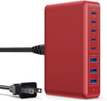 USB C Charger 300W USB C Charger Block 8-Ports GaN IV Fast Charging Station by APHUWJ